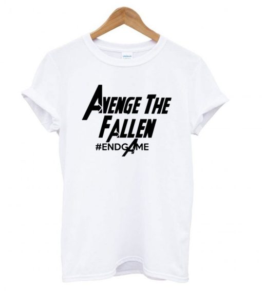 Avenge The Fallen Endgame White DH T-Shirt