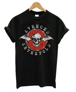 Avenged Sevenfold Red Bat Skull DH T-Shirt