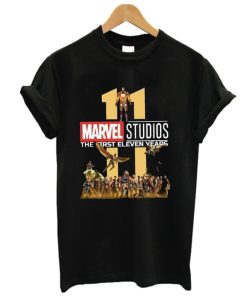 Avengers movies First 11 years of Marvel Studios DH T-Shirt