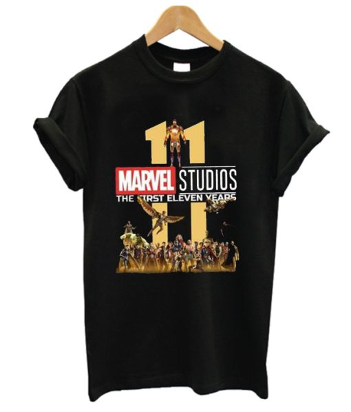 Avengers movies First 11 years of Marvel Studios DH T-Shirt