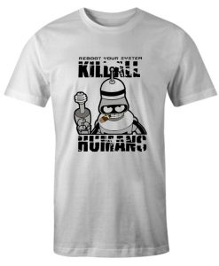 Bender Kills All Humans DH T-Shirt