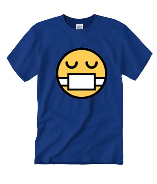 Big Face With Medical Mask Emoji DH T-Shirt