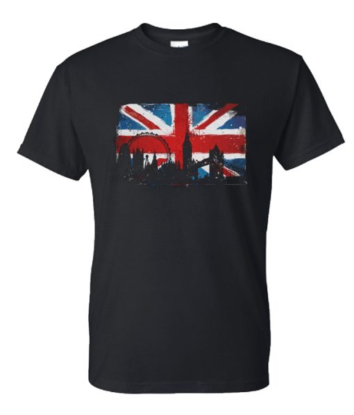 UK Flag London England DH T Shirt