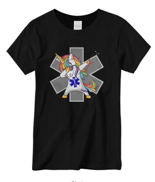 Unicorn dabbing nurse strong magic DH T Shirt