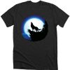 Wolf Howling at Blue Moon DH T-Shirt