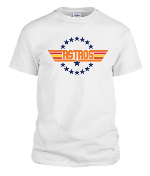 astros top gun style DH T-shirt