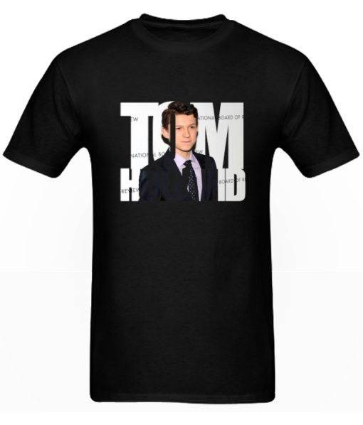 tom holland Black DH T Shirt