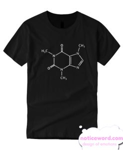 Caffeine Molecule smooth T-shirt