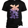 Geometric Sunset The Mountain smooth T Shirt