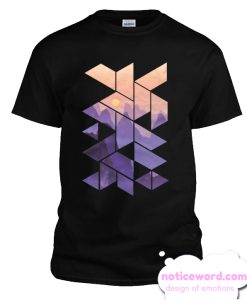 Geometric Sunset The Mountain smooth T Shirt