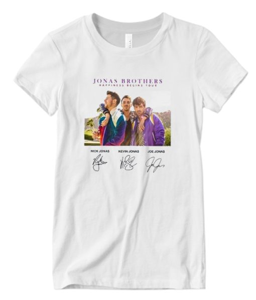 Jonas Brothers Nick Jonas Signature DH T Shirt