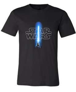 Star Wars Logo and Lightsaber DH T shirt