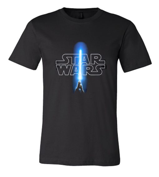 Star Wars Logo and Lightsaber DH T shirt