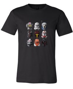 Star Wars The Clone Wars Clone Helmets DH T shirt