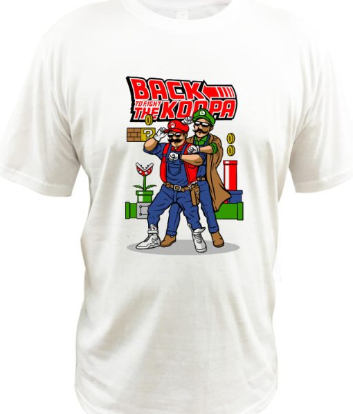Super Mario Back To The Future DH T Shirt