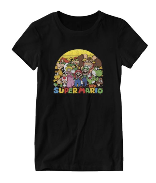 Super Mario Group Shot DH T Shirt