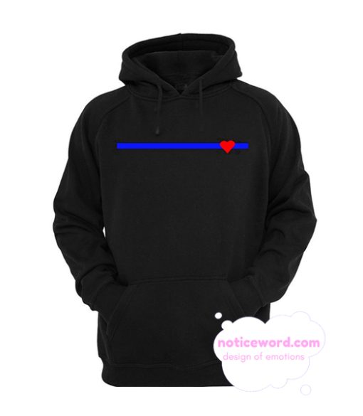 Blue Lives Matter smooth Hoodie