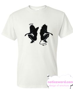 Devil Angel and Angel Girl smooth T Shirt