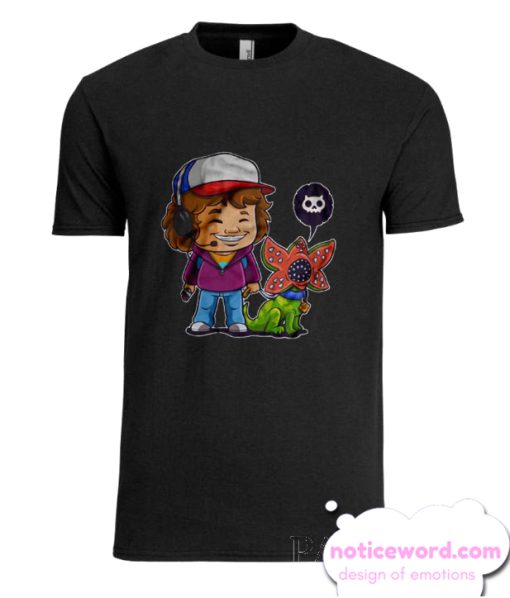 Dustin And Demogorgon – Stranger Things smooth T Shirt