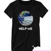 Earth Mask Help Me Coronavirus Save Our Plannet smooth T Shirt