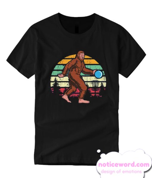 Funny Bigfoot Disc Golf smooth T Shirt