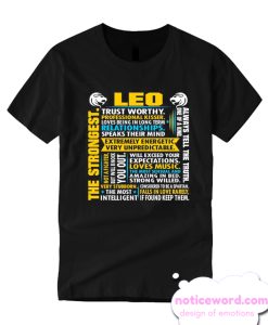 Leo Personality Traits smooth T Shirt