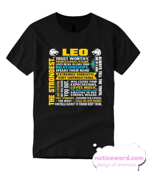 Leo Personality Traits smooth T Shirt