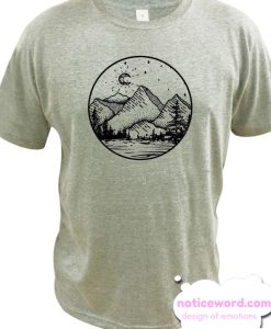 Mountain Nature Casual smooth T Shirt