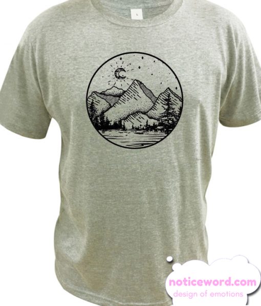 Mountain Nature Casual smooth T Shirt