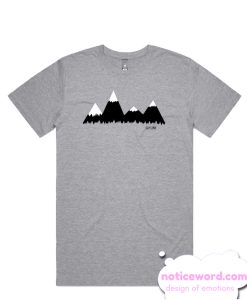 Mountain Range Simple smooth T Shirt