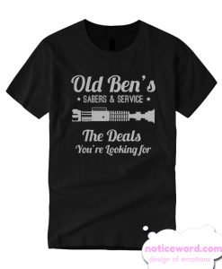 Old Ben's Lightsaber Repair Funny sci fi Movie smooth T Shirt