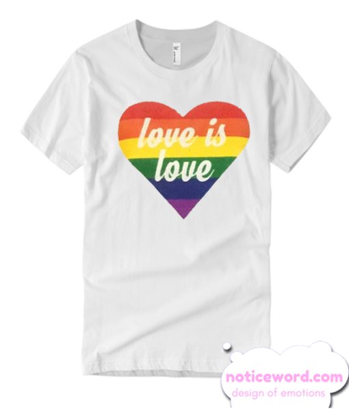 Rainbow Pride Slouchy smooth T Shirt