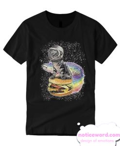 Space Cat Cheeseburger smooth T Shirt