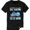 Stitch Je deteste Les gens du matin ou Les gens ou le matin T-shirt