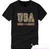 USA Home Of The Brave smooth T Shirt