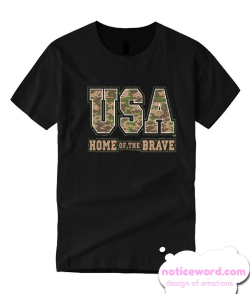 USA Home Of The Brave smooth T Shirt