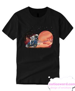 Astronaut Biking Occupy Mars Fun Mars T Shirt