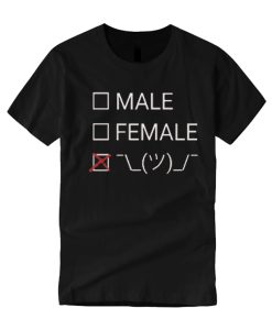 Gender Shrug Nonbinary Genderqueer T Shirt