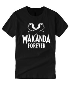 Wakanda Forever Black T Shirt