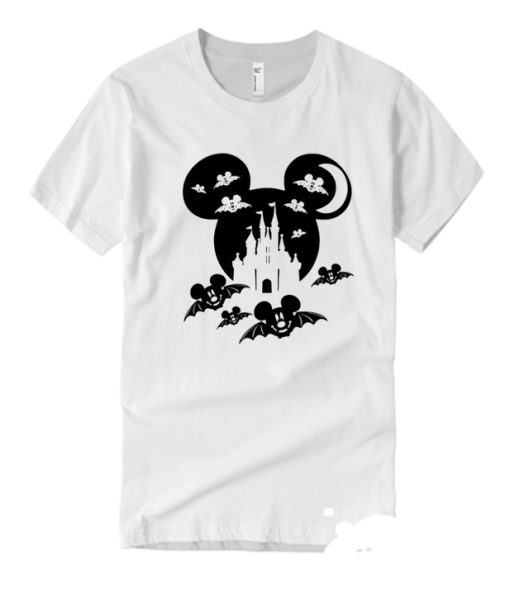 Disney Halloween Bat Castle smooth T Shirt