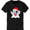 Ghost Emoji wearing Santa Claus Hat Emoji smooth T Shirt