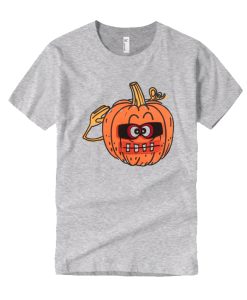 Grey Cotton Pumpkin smooth T Shirt