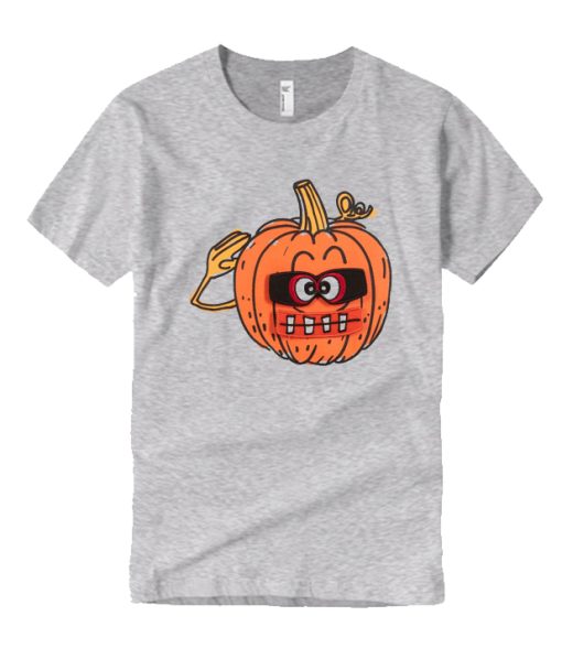 Grey Cotton Pumpkin smooth T Shirt