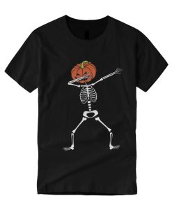 Halloween Dabbing Skeleton Pumpkin smooth T Shirt