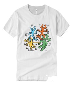 Junk Food Keith Haring Equality smooth T Shirt