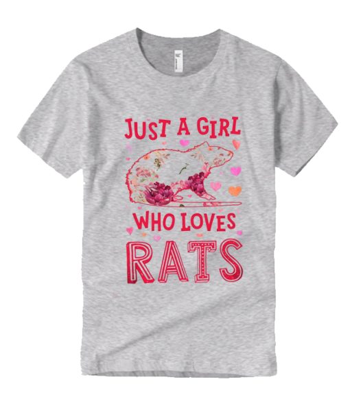 Just a Girl Who Loves Rats smooth T Shirt