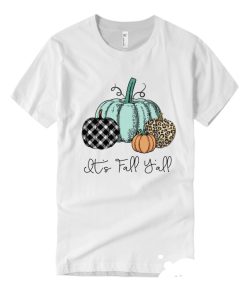 Leopard Its Fall Yall Pumpkin smooth T Shirt