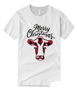 Merry Christmas Cow smooth T Shirt