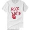 Rock The Vote Red White smooth T Shirt