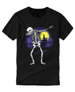 Skeleton Halloween Moon smooth T Shirt